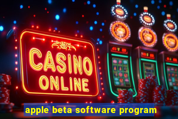 apple beta software program